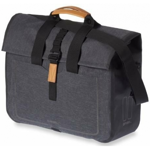 Basil Urban Dry Business Bag Gepäckträgertasche charcoal melee