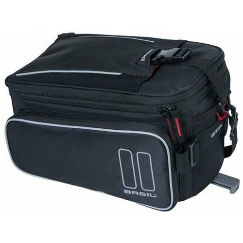 Basil Gepäckträgertasche Sport Design (MIK, 7-15 Liter) schwarz