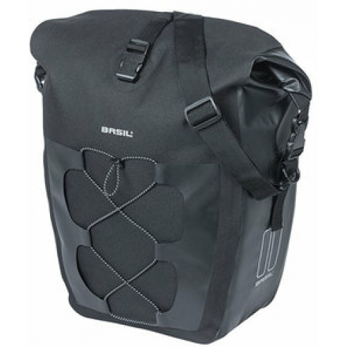 Basil Einzelfahrradtasche Navigator Waterproof L Schwarz