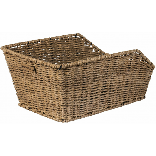 Basil Hinterrad-Korb Cento Rattan Look braun braun