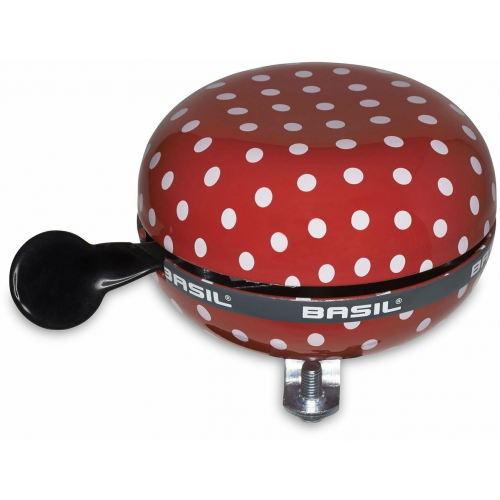 Basil Glocke Big Bell Polkadot red white dots rot mit punkten