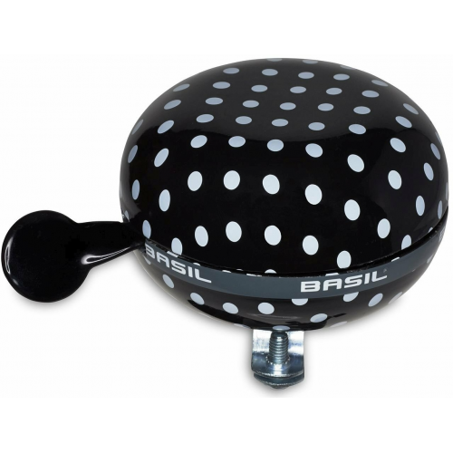 Basil Glocke Big Bell Polkadot blackWhite dot schwarz mit punkten