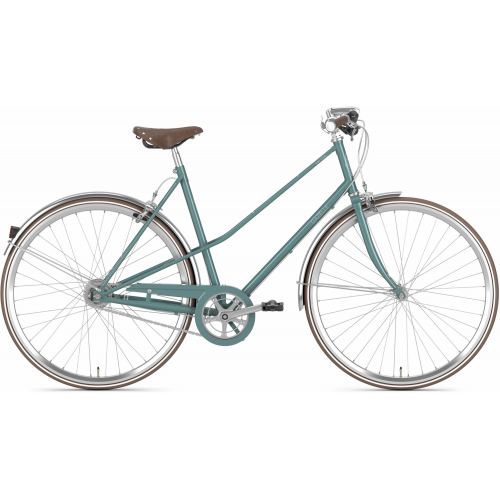 Gazelle VAN STAEL V7, 7 Gang Nabenschaltung, Damenfahrrad, Tiefeinsteiger, Modell 2024, 28 Zoll 59 cm jeansblue