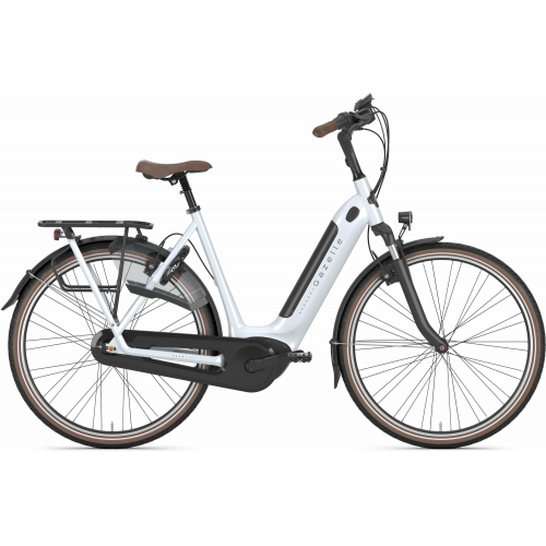 Gazelle Arroyo C7+ HMB Elite (500 Wh), 7 Gang Nabe, Damenfahrrad, Wave, Modell 2023, 28 Zoll 57 cm frozen bluegloss