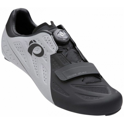 PEARL iZUMi Fahrradschuhe ELITE Road v5 46 BLACK/SILVER REFLECTIVE