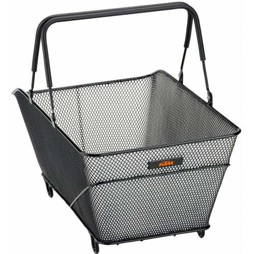 KTM Gepäckträgerkorb Basket Racktime snap it lang 300 mm x 400 mm x 215 mm schwarz