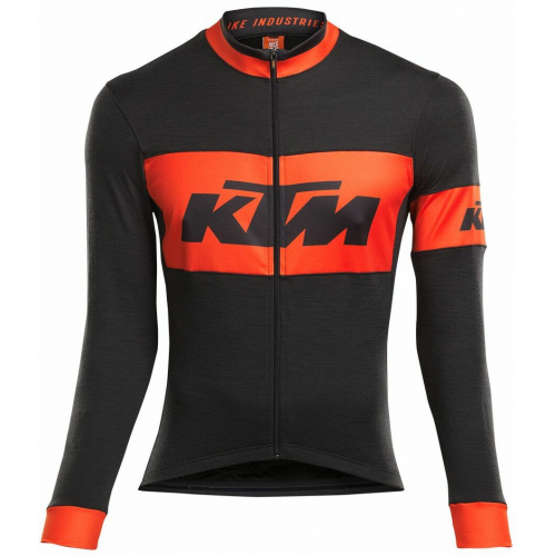 KTM Factory Team, Renntrikot langarm, allseason LOGO S schwarz/orange