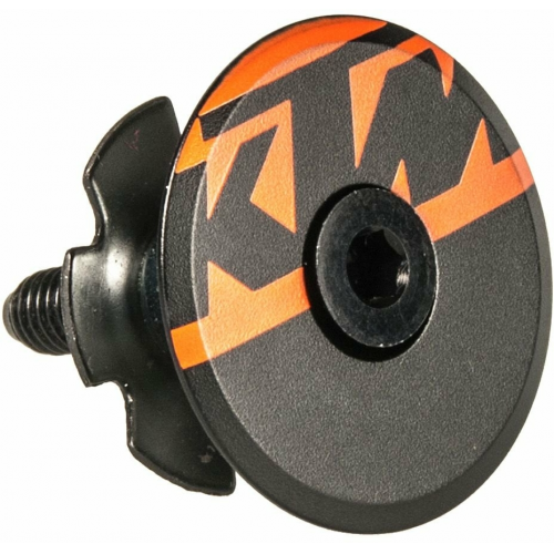 KTM Ahead Plug Prime II V alloy schwarz / orange 1 1/8” schwarz / orange