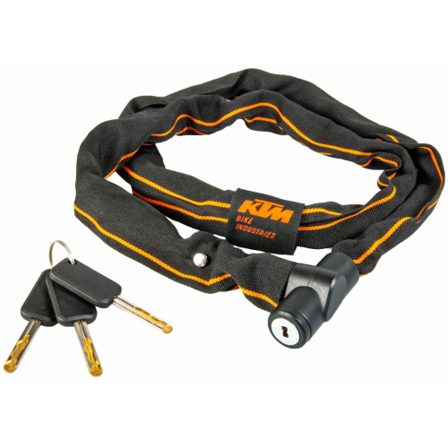 KTM Kettenschloss Pro Chain Lock Key black / orange