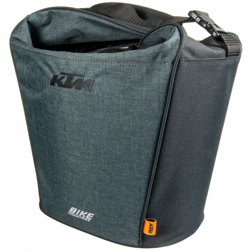 KTM Lenkertasche City Handlebar Bag Klickfix Adapter 320 x 280 x 260 mm grey /black