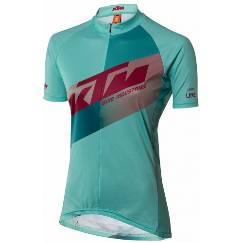 KTM Lady Line Trikot Jersey Shortsleeve S aqua/vital blue /berry