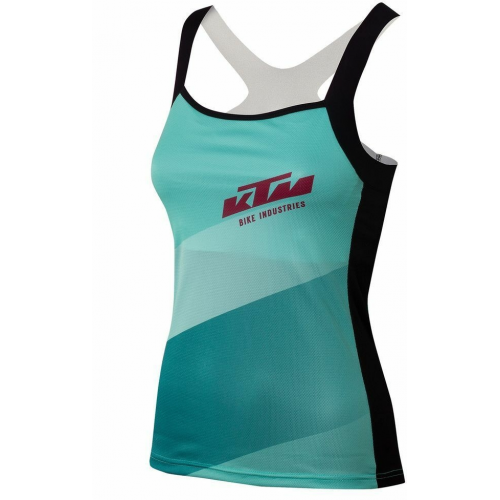 KTM Lady Line Top mit Träger M aqua/vital blue /berry