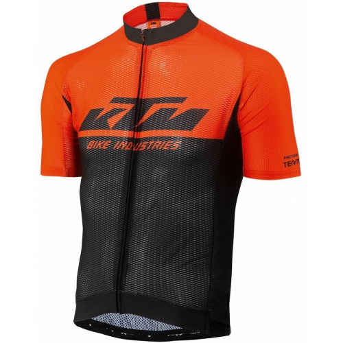 KTM Factory Team Kurzarmtrikot Jersey Light Shortsleeve S black/orange