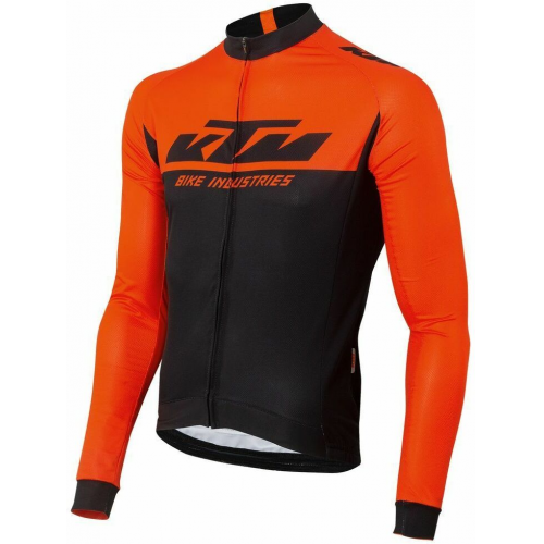 KTM Factory Team Langarmtrikot Jersey Longsleeve Spring L black/orange