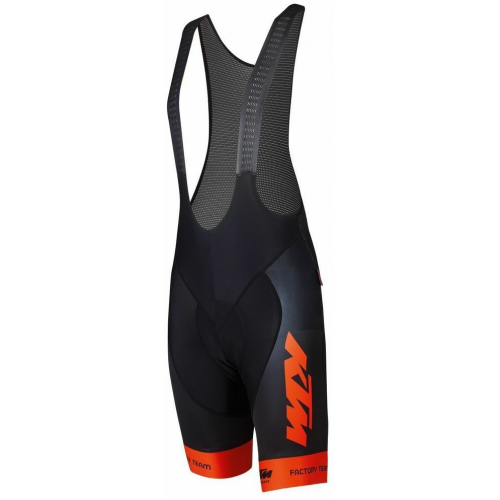 KTM Factory Team Trägerhose Race Bib Short S black/orange