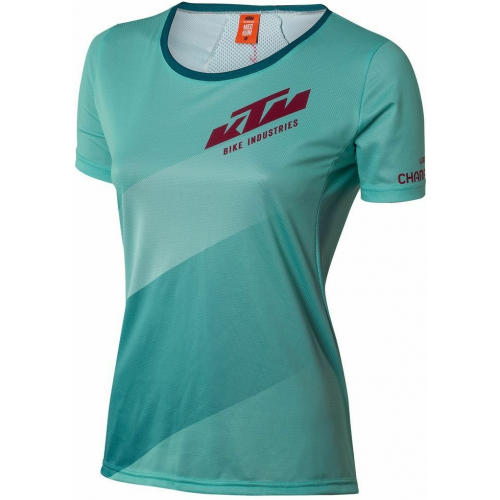 KTM Lady Character Trikot Jersey Shortsleeve S auqua/vital blue