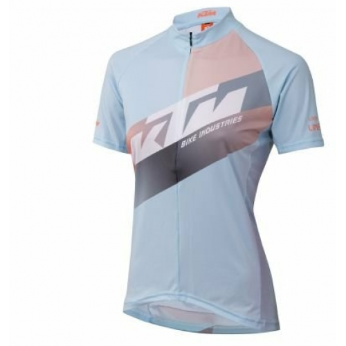 KTM Trikot Lady Line Jersey shortsleeve S lightsky/grey/coral