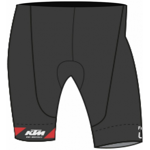 KTM Shorts Factory Line Shorts w/o braces XXL black/red