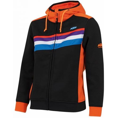 KTM Factory Wild Youth Cycling Hoodie 128 black/orange/blue