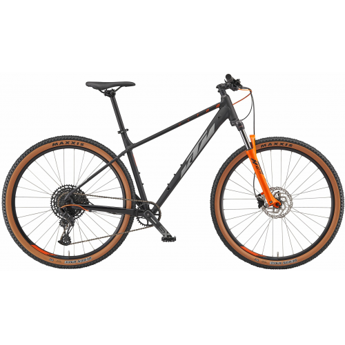 KTM ULTRA FUN 29, 12 Gang Kettenschaltung, Herrenfahrrad, Diamant, Modell 2024, 29 Zoll 48 cm black matt (grey+orange)