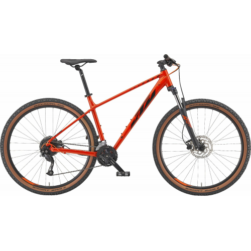 KTM CHICAGO 271, 18 Gang Kettenschaltung, Herrenfahrrad, Diamant, Modell 2024, 27,5 Zoll 38 cm fire orange (black)