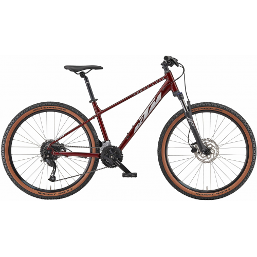 KTM PENNY LANE 271, 18 Gang Kettenschaltung, Damenfahrrad, Diamant, Modell 2024, 27,5 Zoll 37 cm night red (silver)