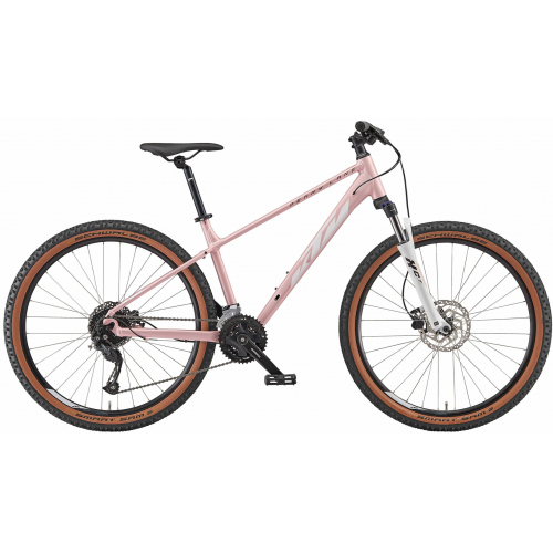 KTM PENNY LANE 271, 18 Gang Kettenschaltung, Damenfahrrad, Diamant, Modell 2024, 27,5 Zoll 47 cm bloom (white+deepurple)