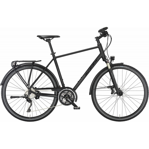 KTM MARANELLO LIGHT DISC, 30 Gang Kettenschaltung, Herrenfahrrad, Diamant, Modell 2024, 28 Zoll 51 cm black matt (black glossy)