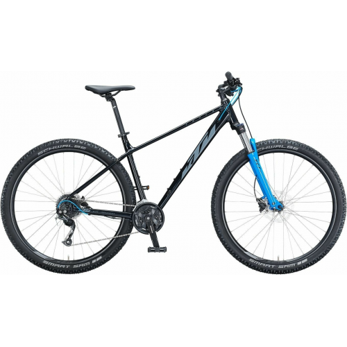 KTM CHICAGO DISC 291, 27 Gang Kettenschaltung, Herrenfahrrad, Diamant, Modell 2021, 29 Zoll 38 cm metallic black (grey+blue)