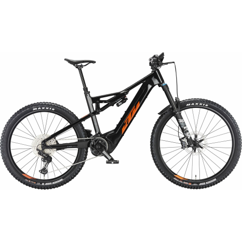 KTM MACINA KAPOHO MASTER (750 Wh), 12 Gang Kettenschaltung, Herrenfahrrad, Diamant, Modell 2024, 29 Zoll 48 cm flaming black (orange)