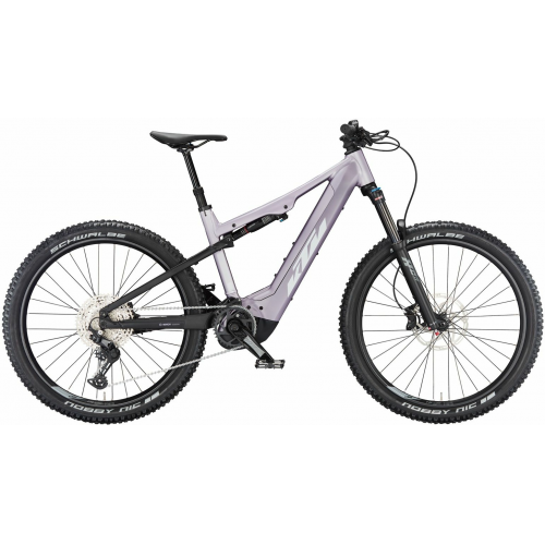 KTM MACINA LYCAN 772 GLORIOUS (750 Wh), 11 Gang Kettenschaltung, Herrenfahrrad, Diamant, Modell 2023, 27,5 Zoll 43 cm lavender matt (black+white+coral)