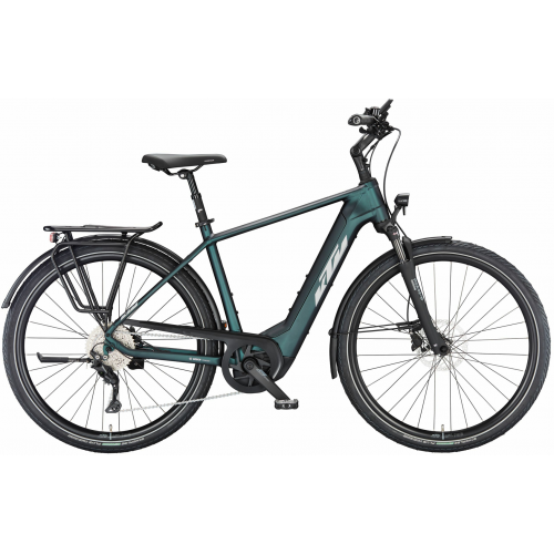 KTM MACINA TOUR CX 510 (500 Wh), 10 Gang Kettenschaltung, Herrenfahrrad, Diamant, Modell 2024, 28 Zoll 51 cm green purple flip matt (silver+green)