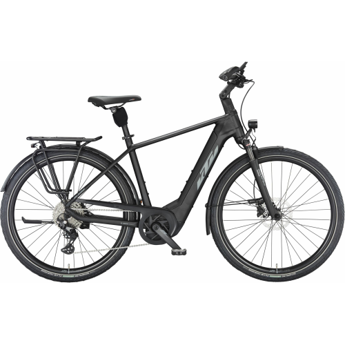 KTM CENTO 10 (625 Wh), 10 Gang Kettenschaltung, Herrenfahrrad, Diamant, Modell 2024, 28 Zoll 56 cm black matt (grey+green)