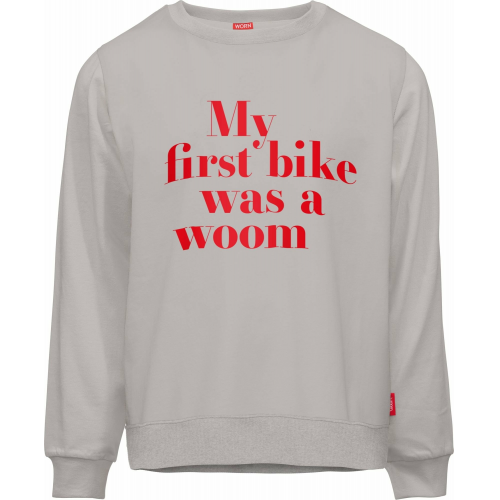 WOOM Sweater MY FIRST BIKE M grey