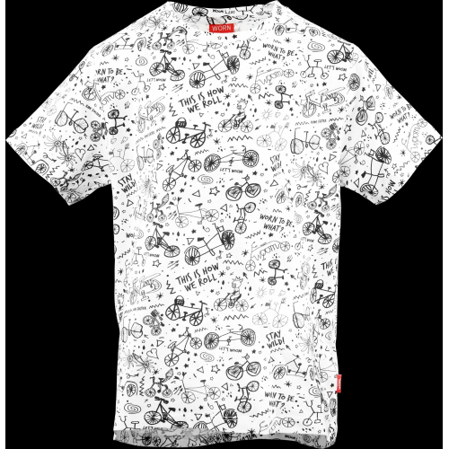 WOOM T-Shirt FLARE 160/170 white