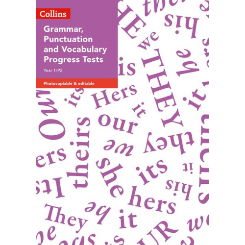 Sarah Snashall - Year 1/P2 Grammar, Punctuation and Vocabulary Progress Tests