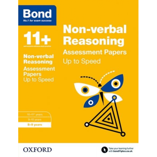 Alison Primrose Bond 11 - Bond 11+: Non-verbal Reasoning: Up to Speed Papers