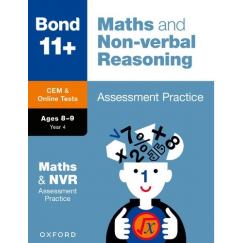 Alison Primrose Bond 11 - Bond 11+: Bond 11+ CEM Maths & Non-verbal Reasoning Assessment Papers 8-9 Years