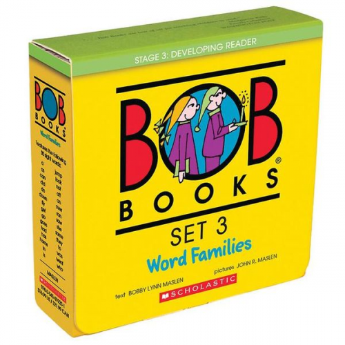 Bobby Lynn Maslen - Bob Books - Word Families Box Set Phonics, Ages 4 and Up, Kindergarten, First Grade (Stage 3: Developing Reader)