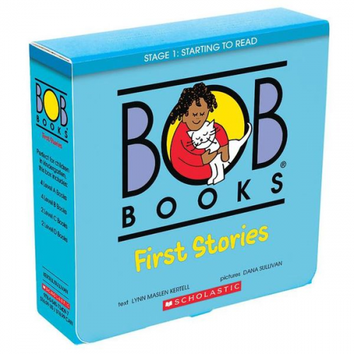 Lynn Maslen Kertell - Bob Books - First Stories Box Set Phonics, Ages 4 and Up, Kindergarten (Stage 1: Starting to Read)