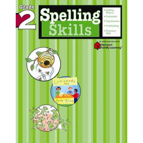 Flash Kids (EDT) - Spelling Skills: Grade 2 (Flash Kids Harcourt Family Learning)