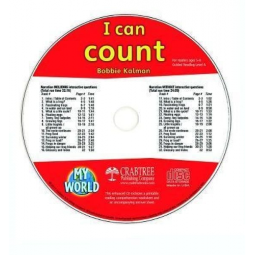 Bobbie Kalman - I Can Count - CD Only