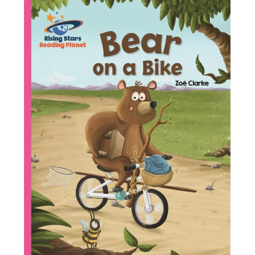 Zoe Clarke - Reading Planet - Bear on a Bike - Pink B: Galaxy