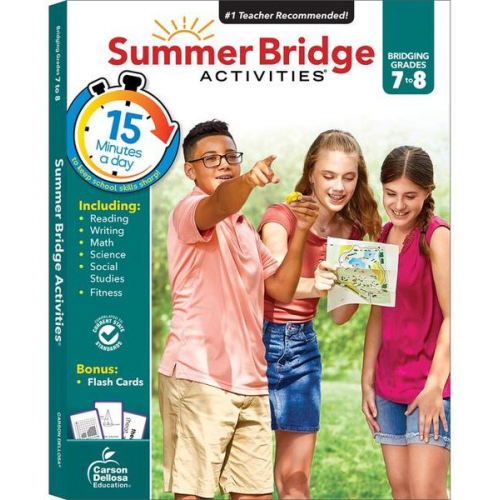 Summer Bridge Activities - Summer Bridge Activities, Grades 7 - 8