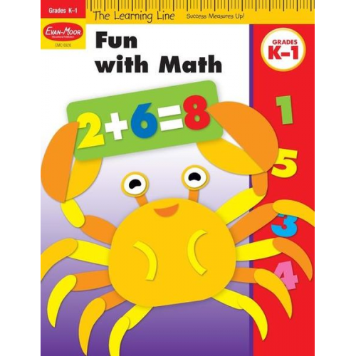 Educational Publishers Evan-Moor - Learning Line: Fun with Math, Kindergarten - Grade 1 Workbook