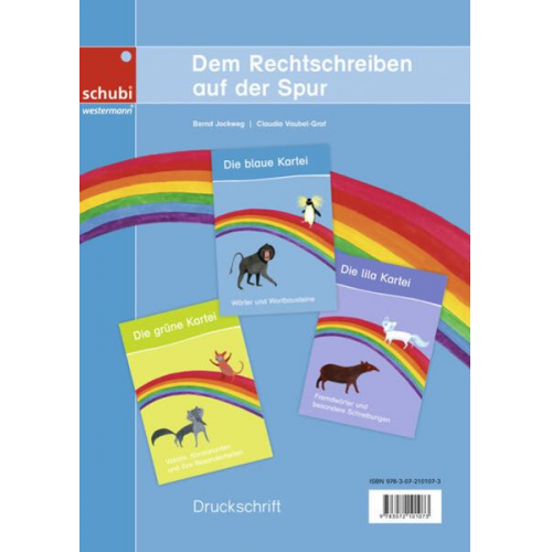 Dem Rechtschreiben auf der Spur. Rechtschreibkartei 3. Ausgabe in Druckschrift