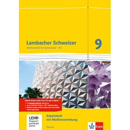 Lambacher Schweizer. 9. Schuljahr G8. Arbeitsheft plus Lösungsheft und Lernsoftware. Neubearbeitung. Hessen