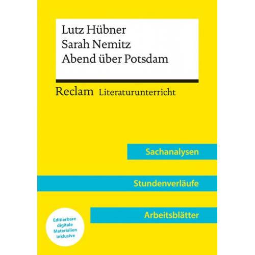 Holger Bäuerle - Lutz Hübner / Sarah Nemitz: Abend über Potsdam (Lehrerband) | Mit Downloadpaket (Unterrichtsmaterialien)