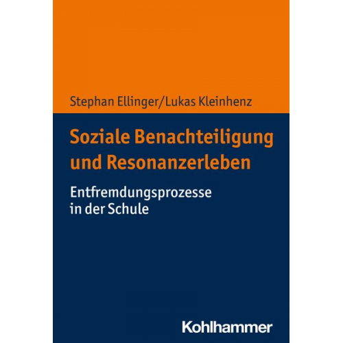 Stephan Ellinger Lukas Kleinhenz - Soziale Benachteiligung und Resonanzerleben