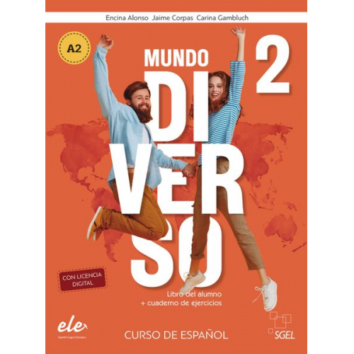 Encina Alonso Jaime Corpas Carina Gambluch - Mundo Diverso 2. Kurs- und Arbeitsbuch + Digitale Ausgabe